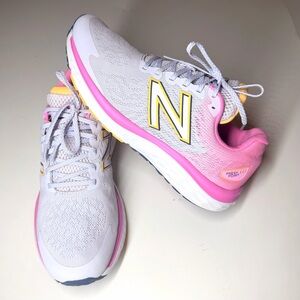 New Balance Women’s Fresh Foam X 680 V7 Libra Vibrant Pink Sneakers Size- 10
